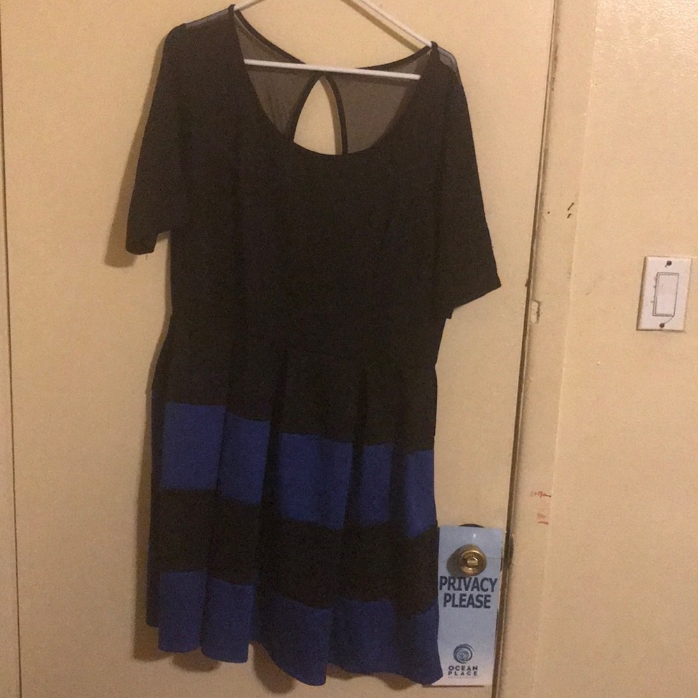 Blue dress
